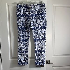 Lilly Pulitzer Navy and White Kelly Pants